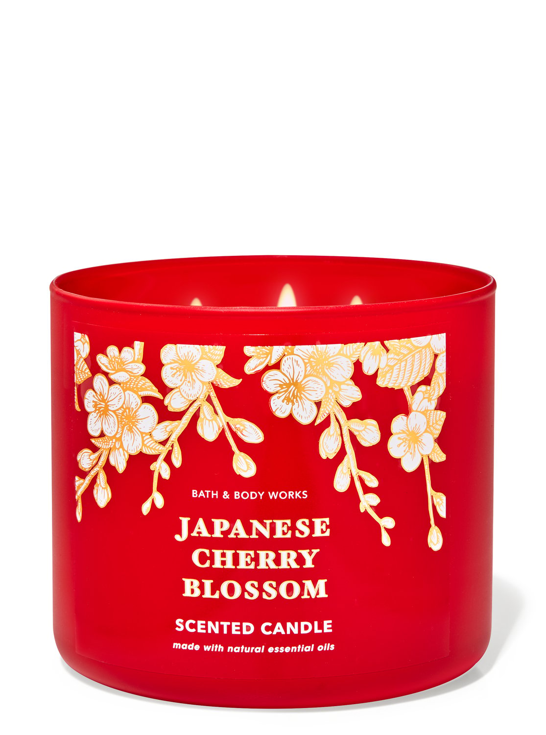 Buy Japanese Cherry Blossom 3 Wick Candle Online In Amman Zarqa Bath